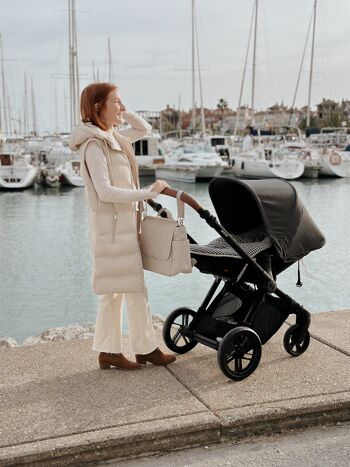 Sac de Grossesse MIREM Par Nenina & Co Gris + Cadeau Matelas à Langer 11