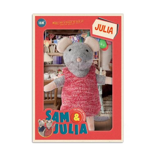 Knuffel Muis Julia (12 cm) - Het Muizenhuis