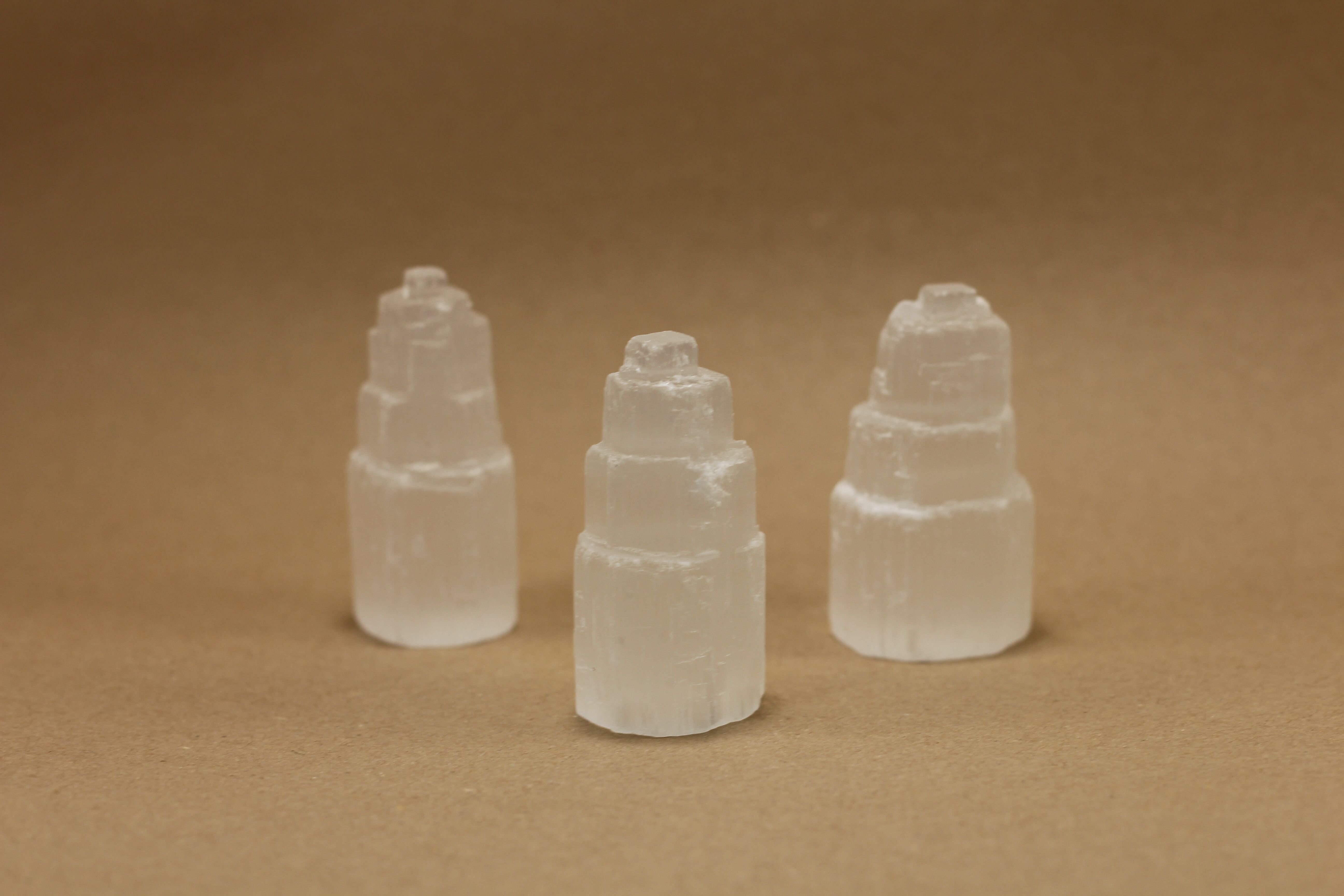 Torre Selenita Cristal 10cm