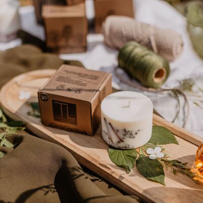 Bougie en cire de soja au parfum de cannelle