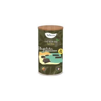 Thé noir bio earl grey - Plages du débarquement - Tatasse 100g 2