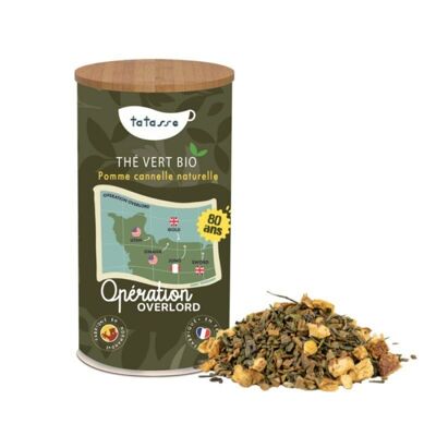 Organic Green Tea Apple Cinnamon - Operation Overlord - Tatasse 100g