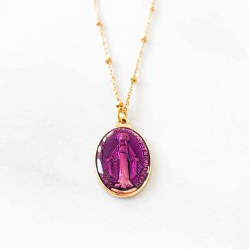 Collier Satellites Mary Violet 1