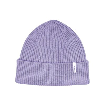 Lilac lambswool hat