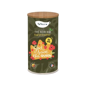 Thé noir bio english breakfast - God save the Queen - Tatasse 100g 2