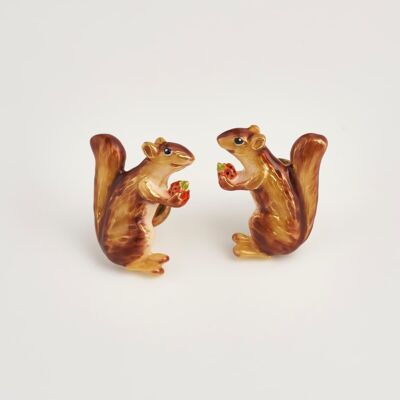 Cheeky Squirrel Stud Earrings