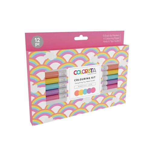 Colorista - Colouring Kit - Mindfully Calm 12pc