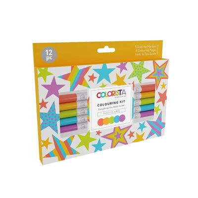 Colorista - Kit para colorear - Vibraciones positivas 12ud