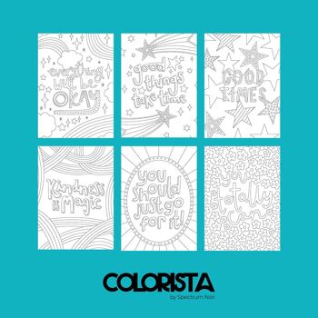 Colorista - Kit de coloriage - Positive Vibes 12pc 3