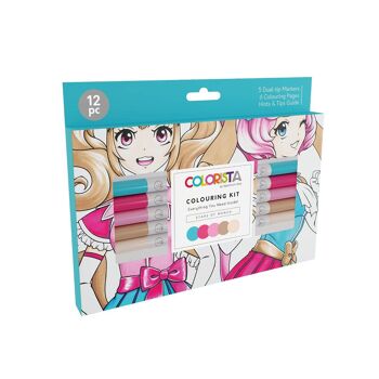 Colorista - Kit de coloriage - Etoiles du Manga 12pc 1
