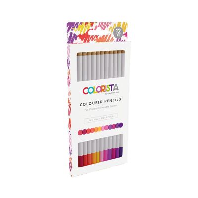 Colorista - Lápices de Colores - Sensación Floral 12ud