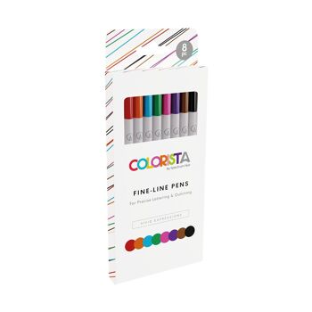 Colorista - Stylo à lignes fines - Expressions vives 8pc 1