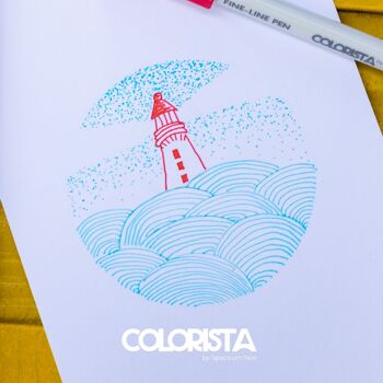 Colorista - Stylo à lignes fines - Expressions vives 8pc 4