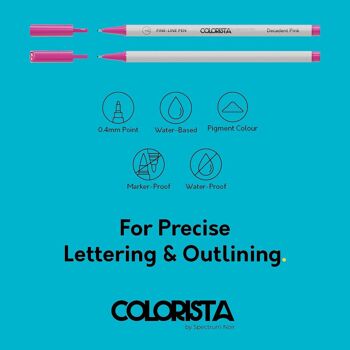 Colorista - Stylo à lignes fines - Expressions vives 8pc 6