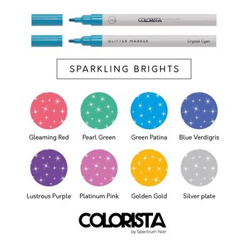 Colorista - Marqueur pailleté - Sparkling Brights 8pc 3