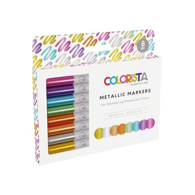 Colorista - Metallic-Marker - Essential Metallics 8-tlg.