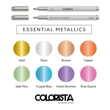 Colorista - Marqueur métallique - Essential Metallics 8pc 3