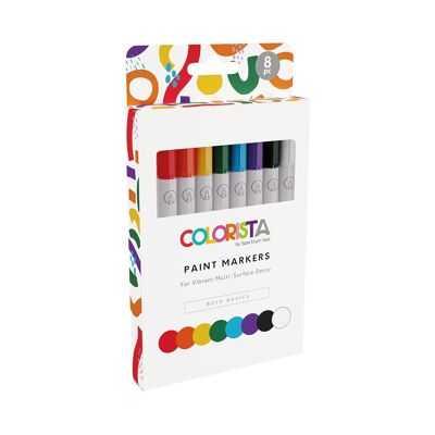 Colorista - Pennarello a vernice - Bold Basics 8pz