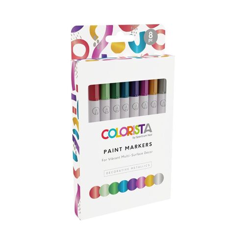 Colorista - Paint Marker - Decorative Metallics 8pc