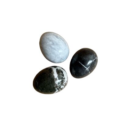 Uova di marmo miste da 3 pollici