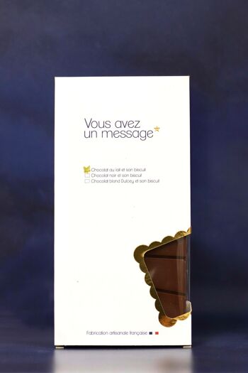 Tablette  de chocolat et son biscuit - Le Chocolat peut aussi aider 2