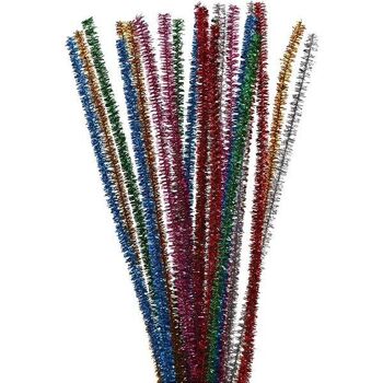 Lot Fil chenille - Couleurs au choix - 6 mm - 30 cm - 24 pcs 4