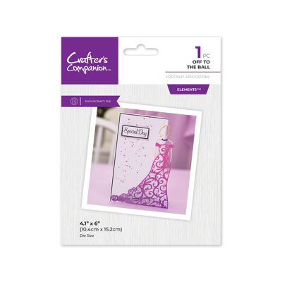Crafters Companion Metal Die Edge'able - Off to the Ball
