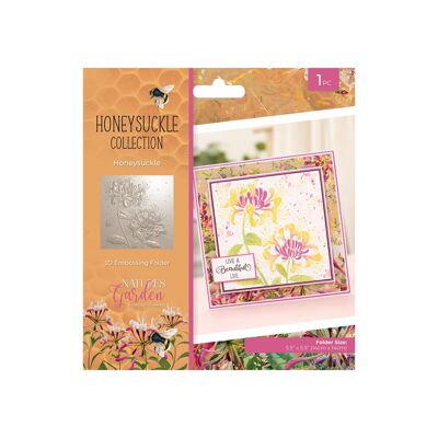 Natures Garden - Honeysuckle - 3D Embossing Folder - Honeysuckle