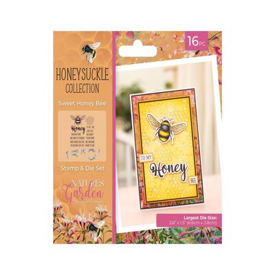 Natures Garden - Chèvrefeuille - Tampon acrylique transparent - Sweet Honeybee