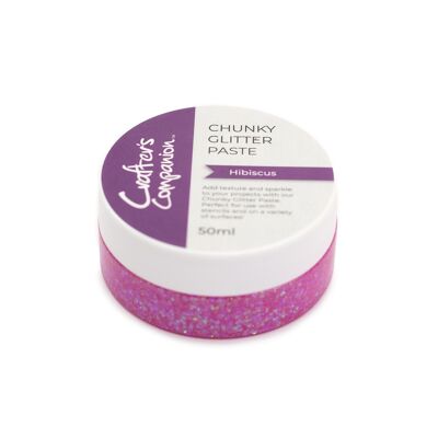 Crafter's Companion - dicke Glitzerpaste - Hibiskus