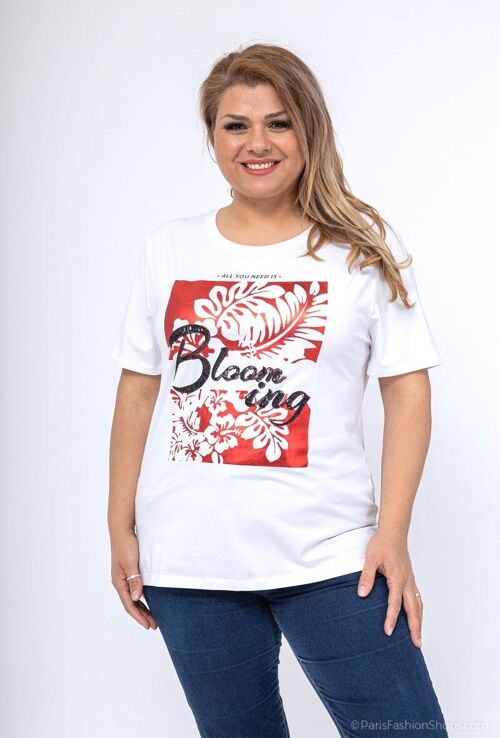 T-shirt grande taille Blomming