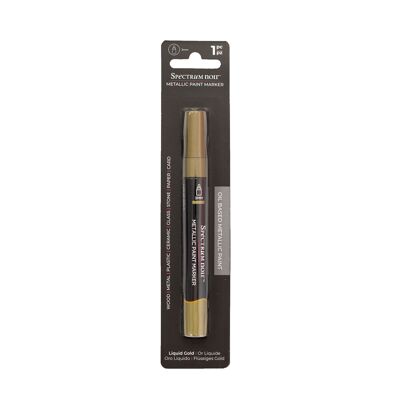 Spectrum Noir - Metallic Paint Marker (1pc) – Liquid Gold - 3mm Bullet Nib