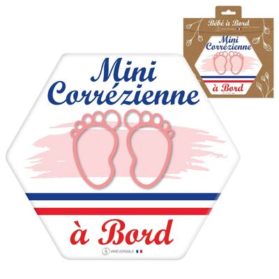 Adhésif bébé à Bord ultra-résistant - Mini correzienne