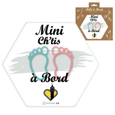 Ultra-resistant Baby on Board Adhesive - Mini ch'tis a Bord