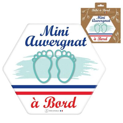 Adhesivo para bebé con borde ultrarresistente - Mini Auvergnat (azul/niño)