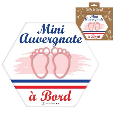 Adhesivo de borde ultrafuerte para bebé - Mini Auvergne (rosa/niña)