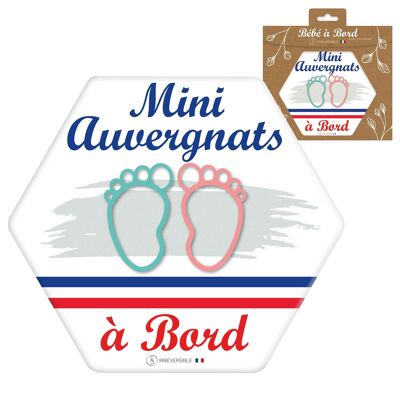 Adesivo per bambini ultra forte sui bordi - Mini Auvergnats (grigio/misto)