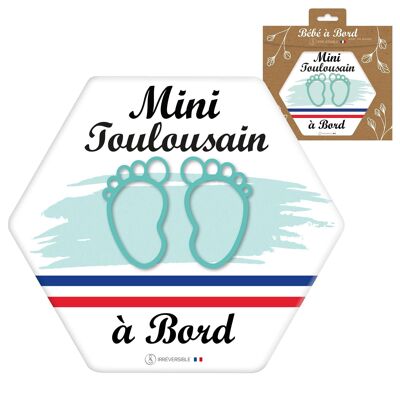 Adesivo per bambini ultra resistente sui bordi - Mini Toulousain (blu/ragazzo)