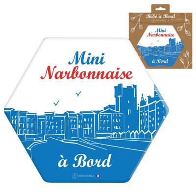 Adhesivo Bebé a Bordo Ultrarresistente - Mini Narbonnaise City
