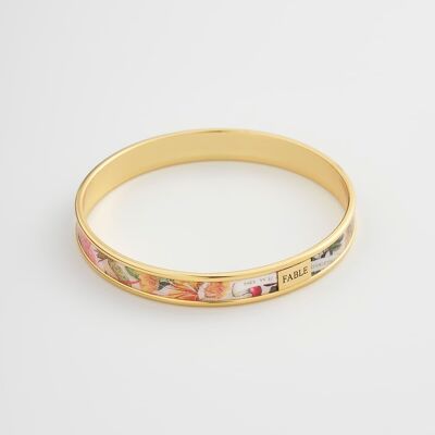 Tree of Life Print Bangle - Pink