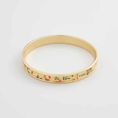 Meadow Creature Printed Bangle - Yellow