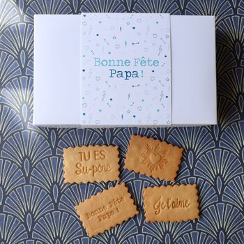 Coffret 24 biscuits Fête des pères 2