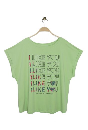 T-shirt grande taille I like You 6