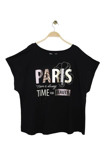 T-shirt grande taille PARIS 7