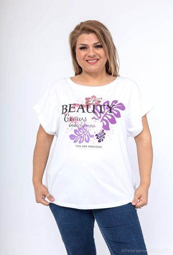 T-shirt grande taille BEAUTY 1