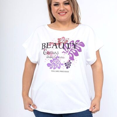 T-shirt grande taille BEAUTY