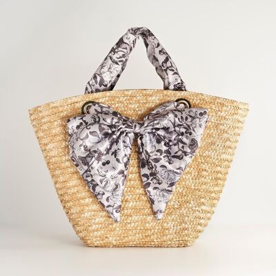 Tree Of Life Basket Bag - Raffia