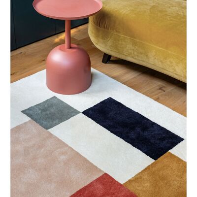 Quadran multicolor rug