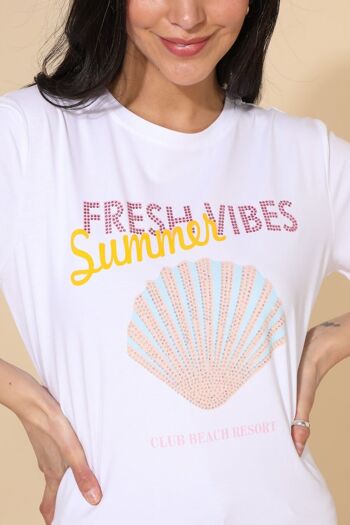 T-shirt coton Summer vibes 2