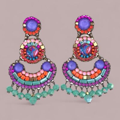 IRIS crystal earrings
